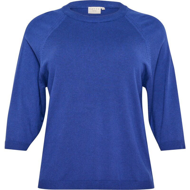 KAFFE CURVE Sveter Gitta zafírová 57847676