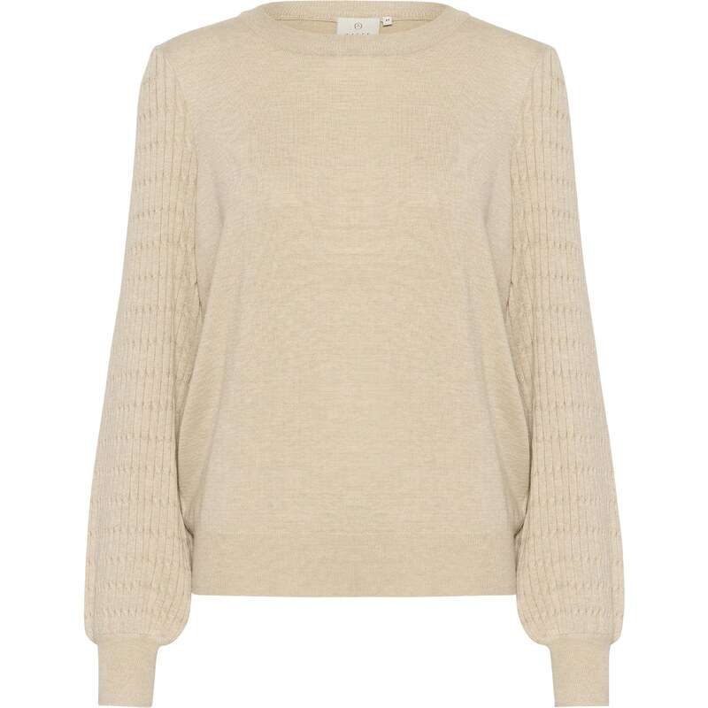 Kaffe Sveter KA Nanna béžová melírovaná 57847689