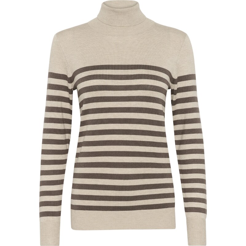 Kaffe Sveter KA Lizza svetlobéžová / hnedá 57847705