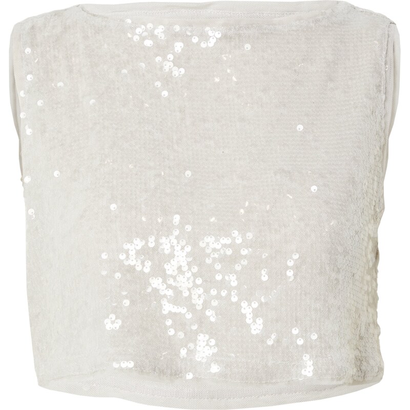 Monki Top svetlosivá 63147781