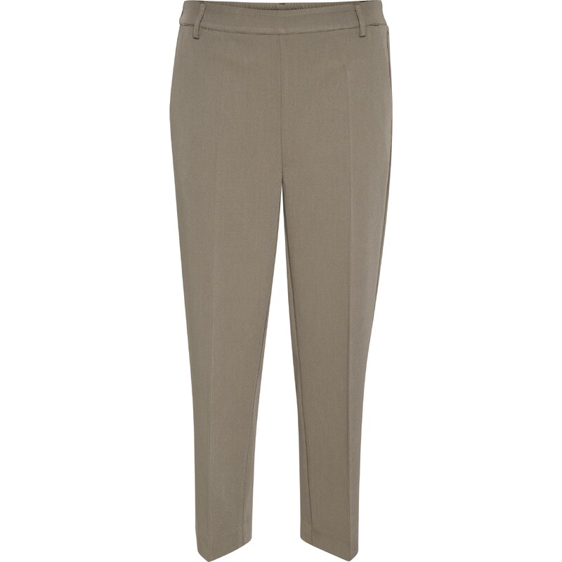 Kaffe Nohavice s pukmi Sakura sépiová 57847624