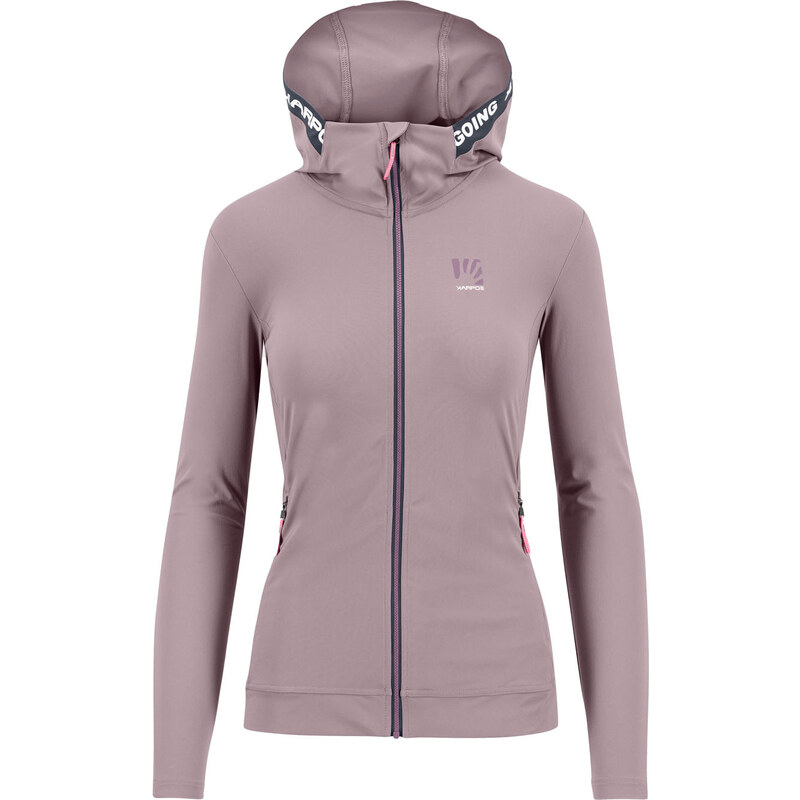 Karpos EASYFRIZZ FULL-ZIP dámska mikina s kapucňou nirvana/ombre blue 58442922