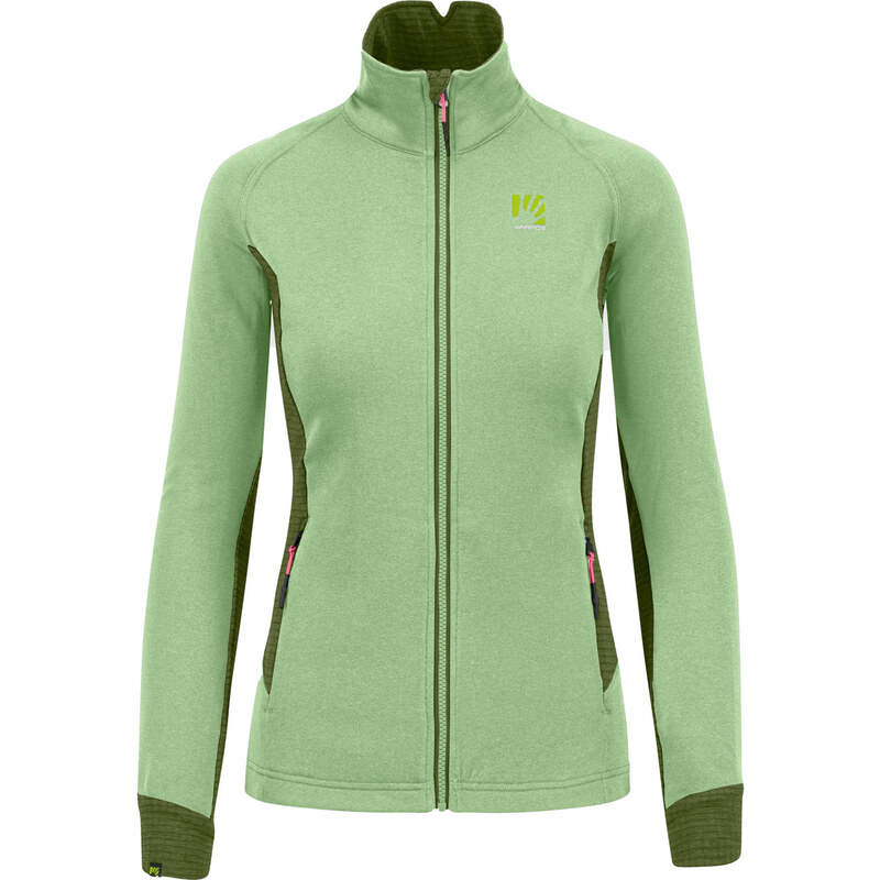 Karpos PIZZOCCO EVO FULL-ZIP dámska flíska arcadian/cedar green 58443473