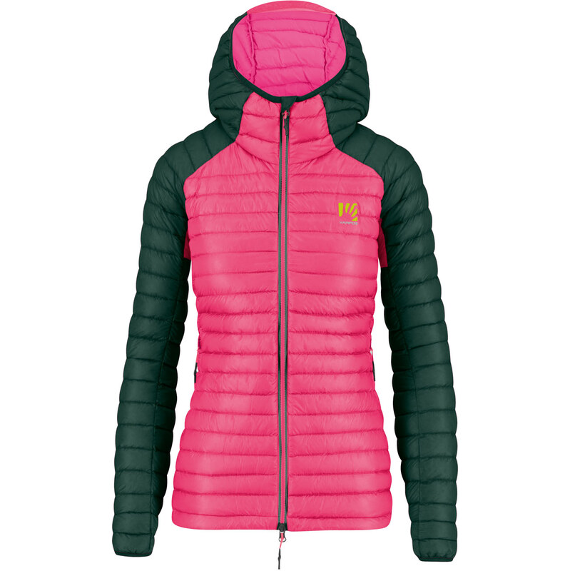 Karpos Alagna Down Dámska Bunda Fandango Pink/Jungle Green 58442117