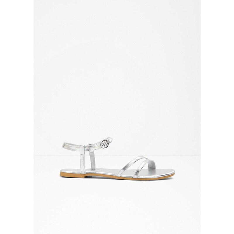 bonprix Sandále, farba strieborná 52417363