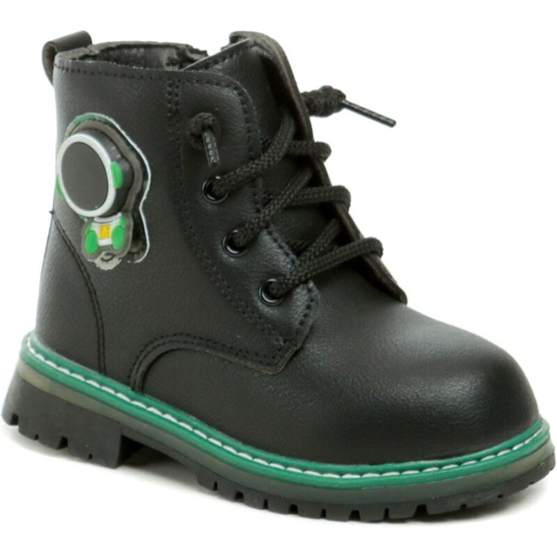 Wojtylko 1Z25057C čierne chlapčenské zimné topánky 57867257