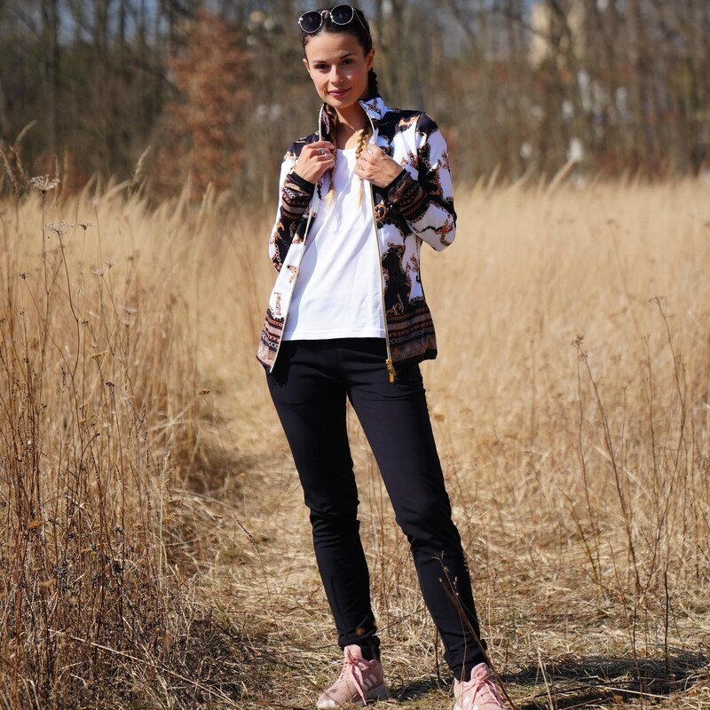 TERMOVEL Čierne dámske hrejivé nohavice 57869268