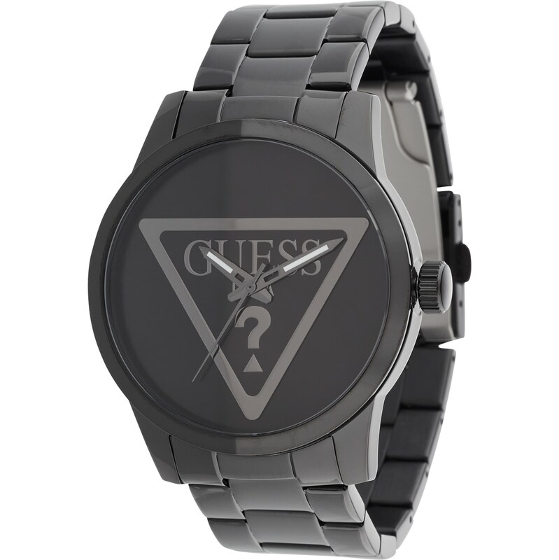 GUESS Analógové hodinky čierna 57874688