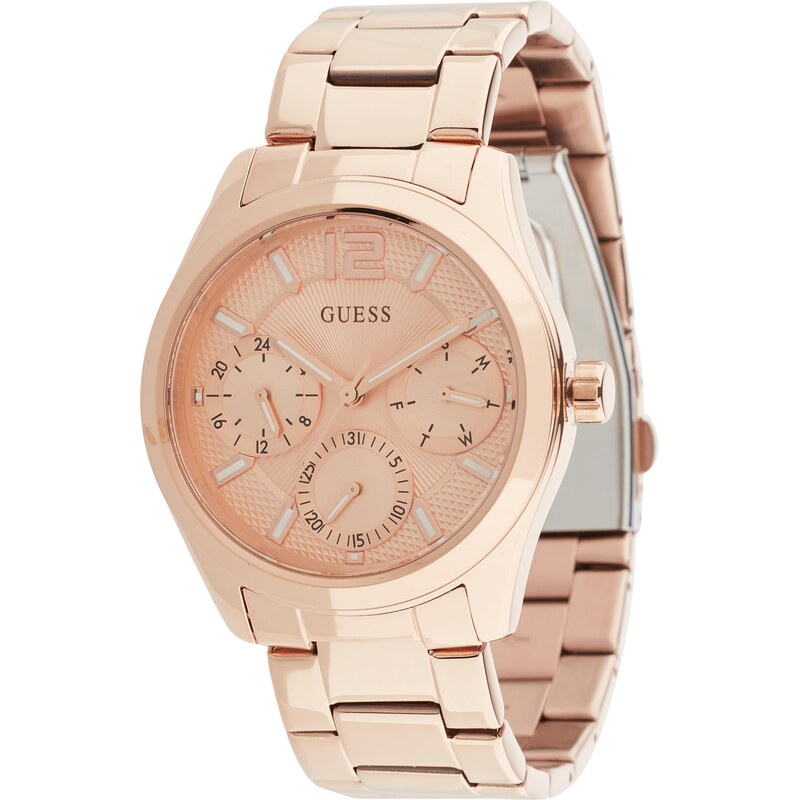 GUESS Analógové hodinky ružové zlato 57874694