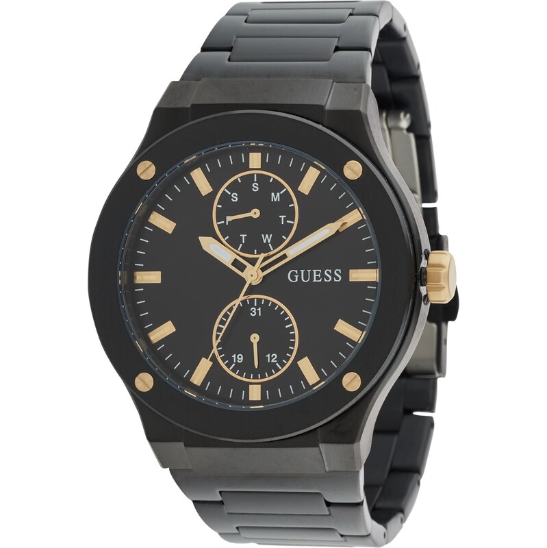 GUESS Analógové hodinky čierna 57874697