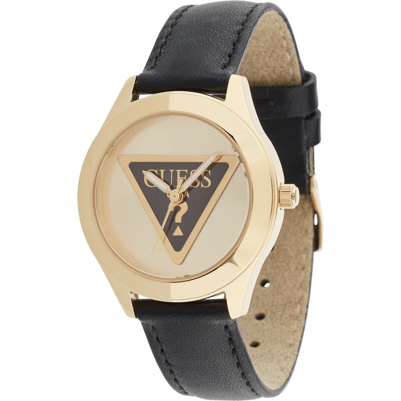 GUESS Analógové hodinky šampanské / zlatá / čierna 57874702