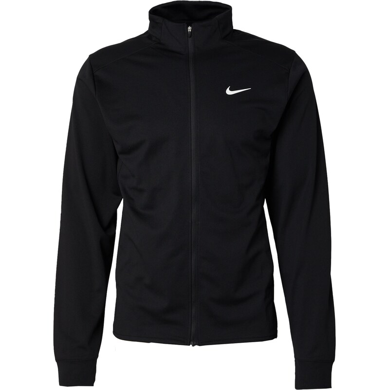 NIKE Športová mikina so zipsom Totality čierna 58424281