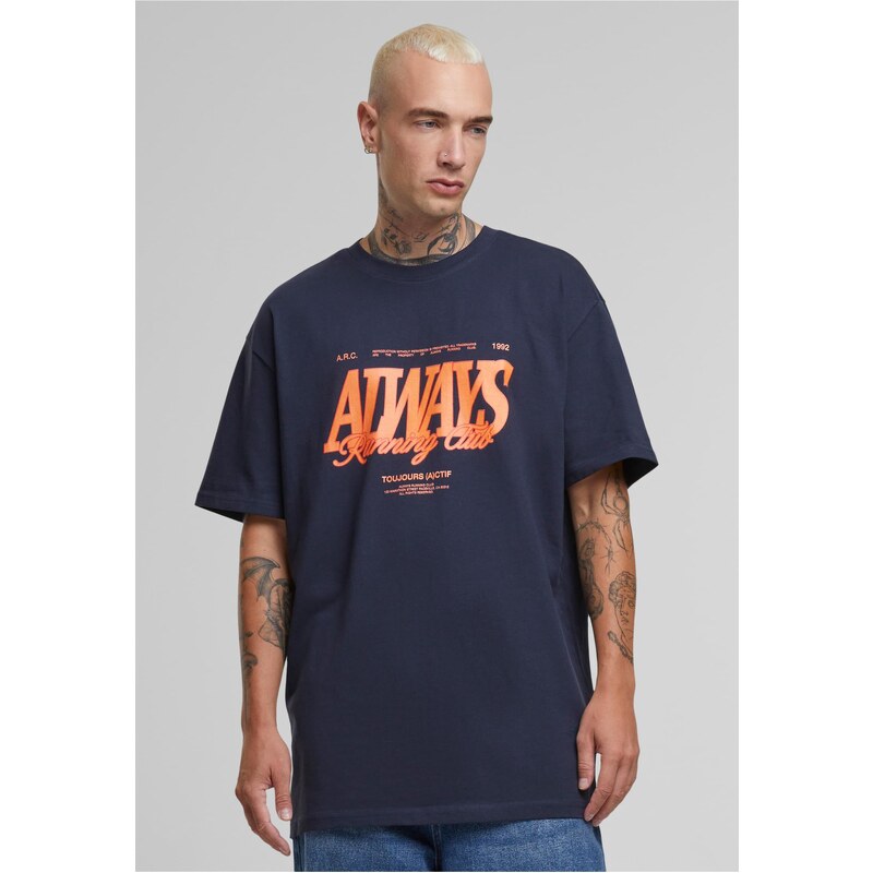Mister Tee Mens Always Running T-shirt navy blue 57881897