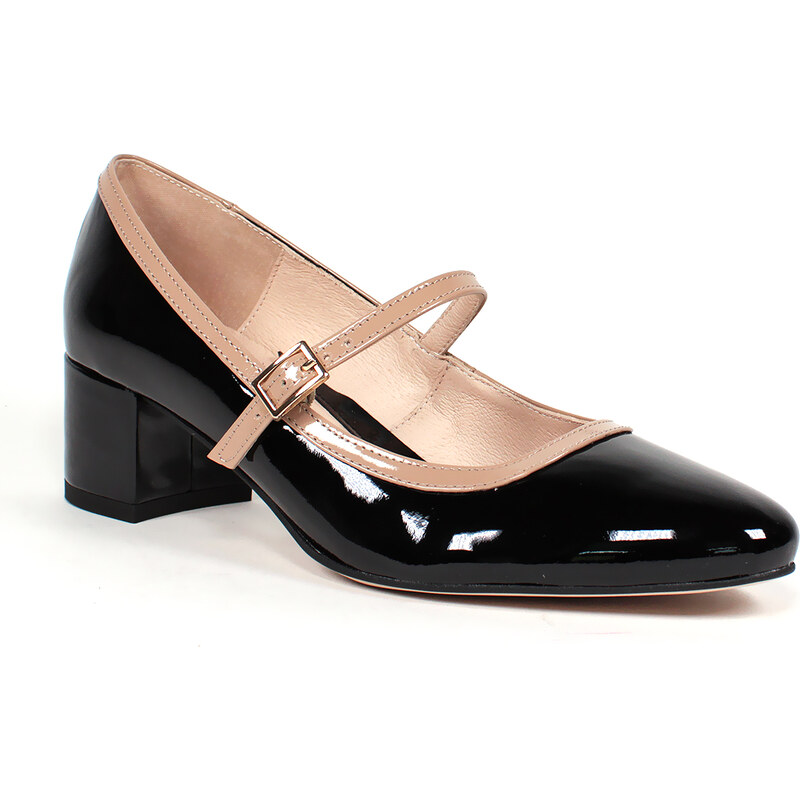 Secretshoes Elegantné poltopánky s remienkom 57879791