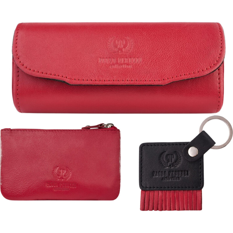 Paolo Peruzzi Darčeková súprava puzdra na okuliare, kľúčenky a 57891877