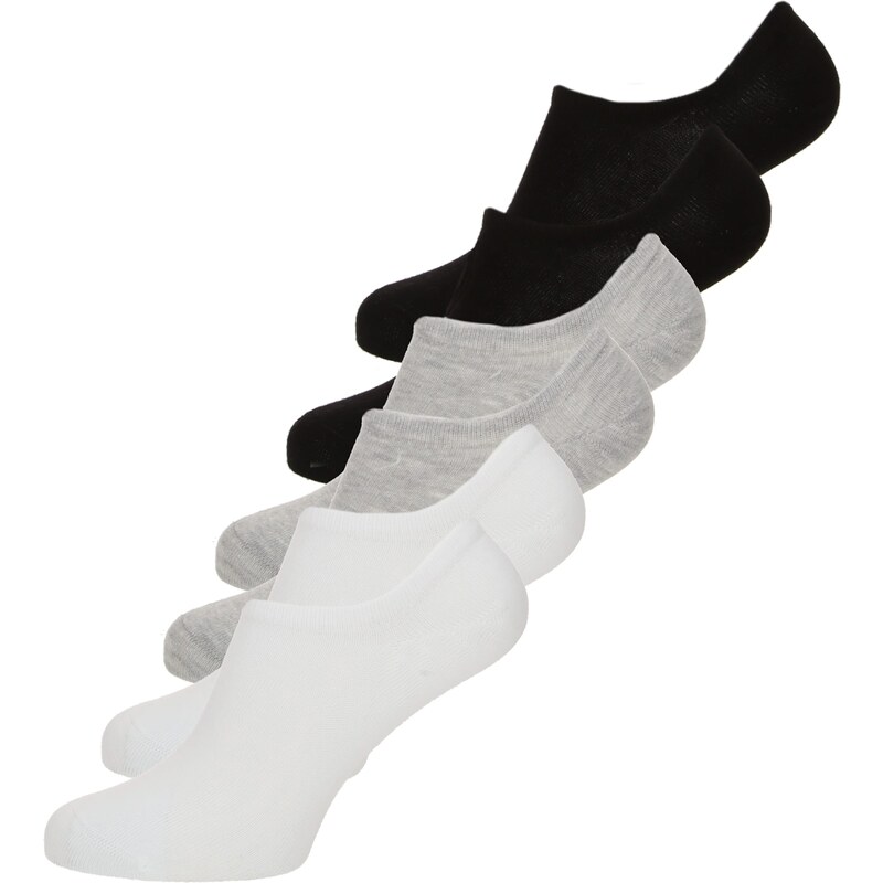 ABOUT YOU Ponožky Inge sivá melírovaná / čierna / biela 57917838