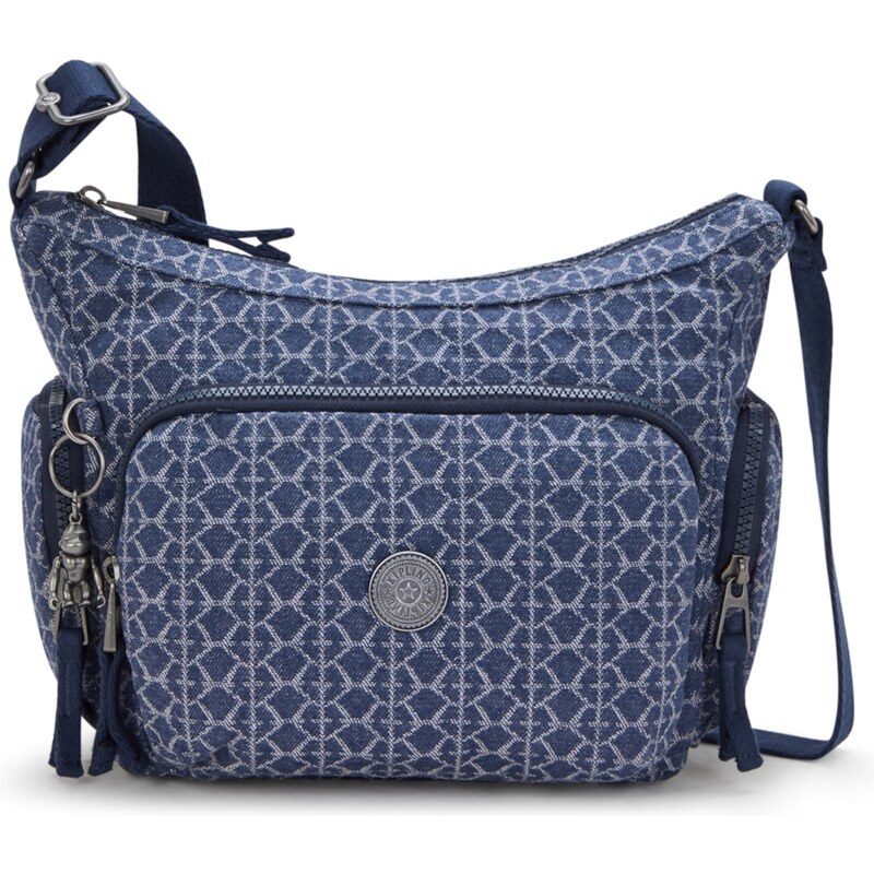 KIPLING Taška cez rameno GABB modrá melírovaná 57902462