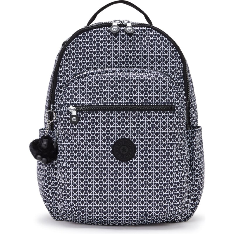 KIPLING Batoh SEOUL tmavomodrá / čierna / biela 57902497