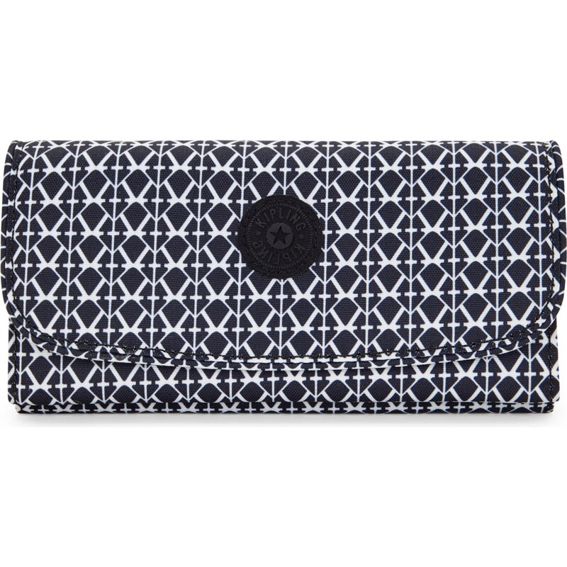 KIPLING Peňaženka MONEY LAND čierna / biela 57902532