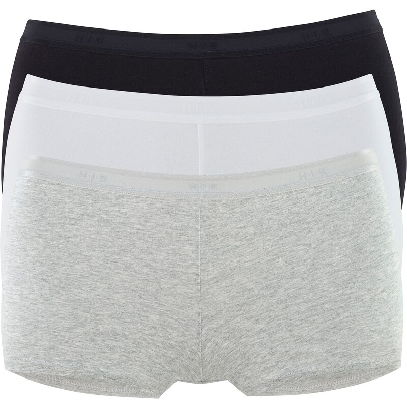 H.I.S Nohavičky sivá / čierna / biela 57902411