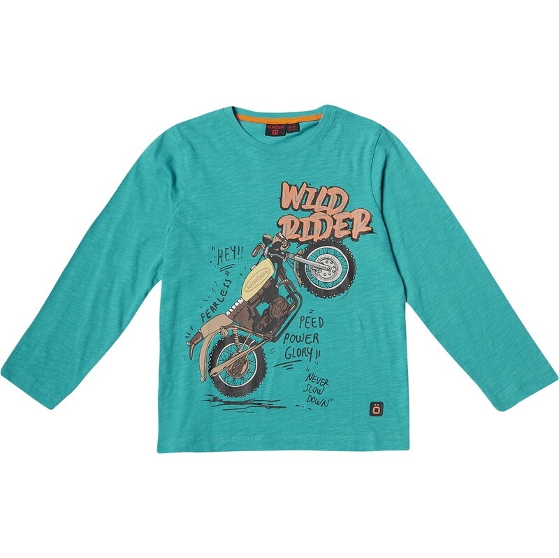 KOROSHI Tričko hnedá / nefritová / oranžová / čierna 66807710