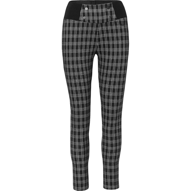 KOROSHI Nohavice čierna / biela 57902990