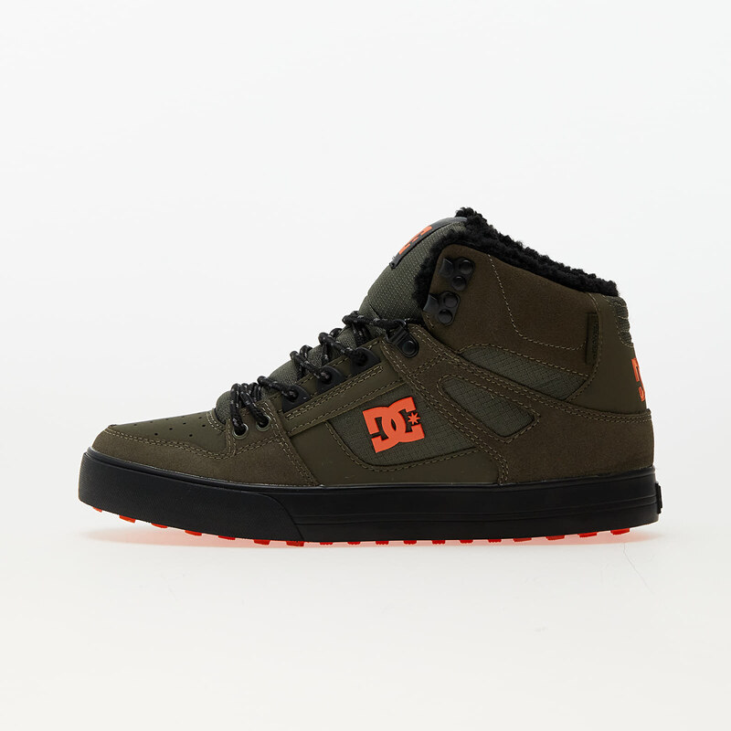 DC Pure Ht Wc Wnt M Shoe Dusty Olive/ Orange 57906036