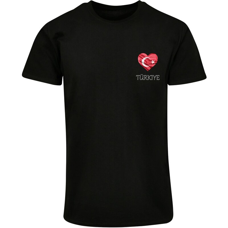 Mens T-shirt Merchcode Football - Turkey black 57905914