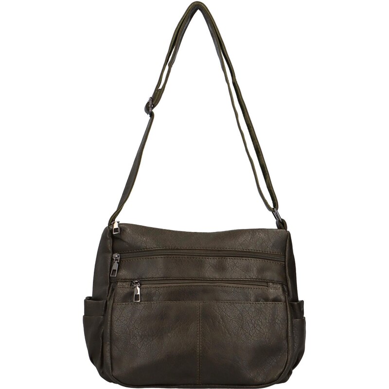 Dámska crossbody kabelka army-zelená - MaxFly Florika zelená 57909961