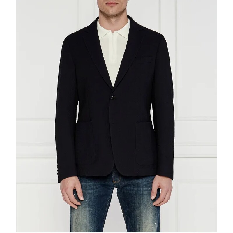 BOSS BLACK vlnená sako hanry | slim fit 52162101