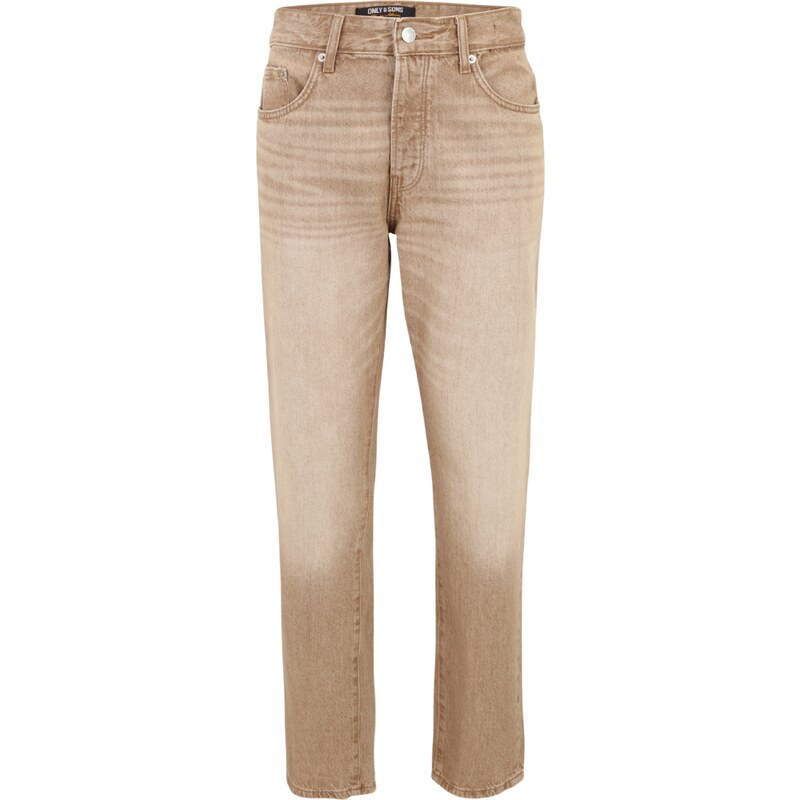 Only & Sons Džínsy ONSEDGE béžová 57917925