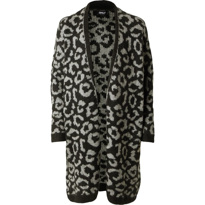 ONLY Kardigán ONLJADE sivá / čierna 57918047