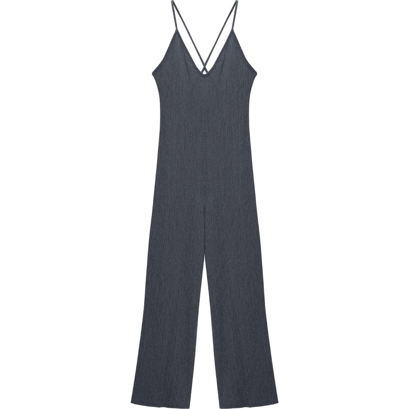 Pull&Bear Overal tmavosivá 58424332