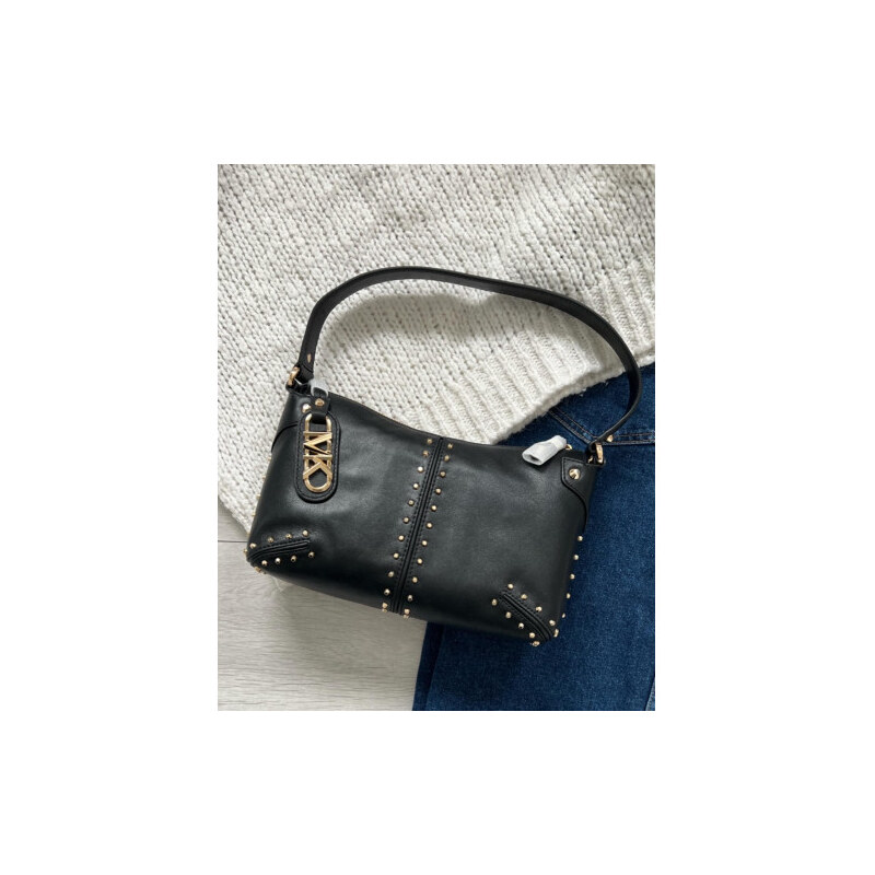 Michael Kors shoulder kabelka Astor čierna / zlatá 57919414