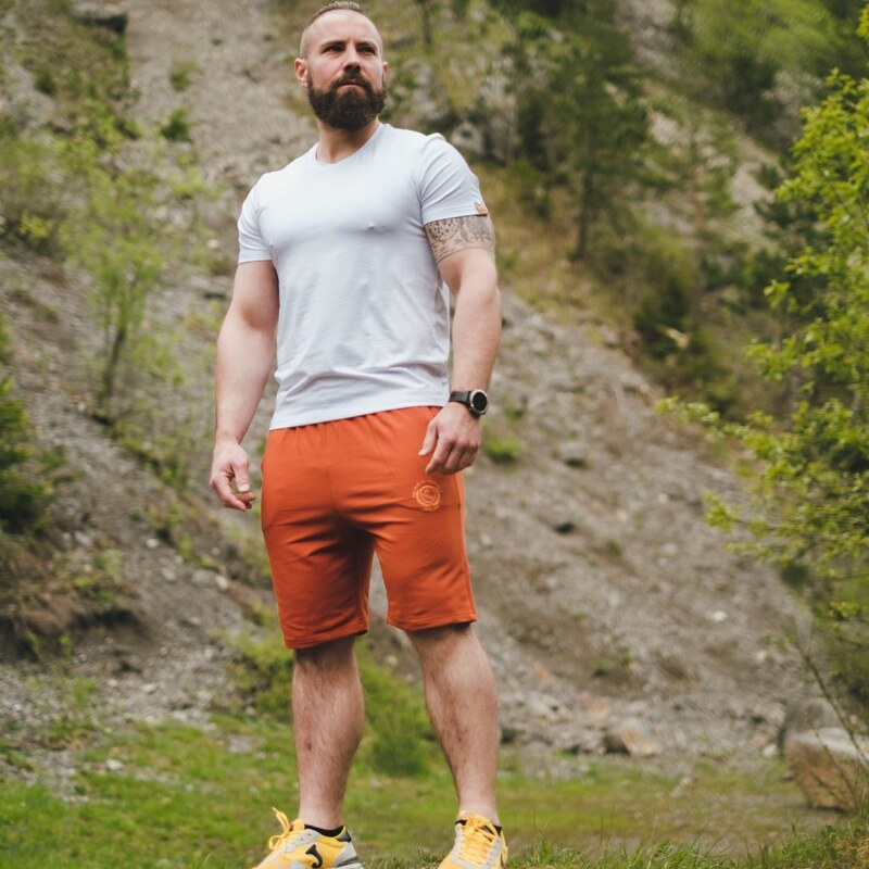 TERMOVEL Pánske škoricové funkčné kraťase 57928158