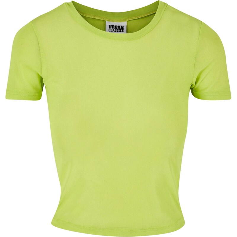 Urban Classics Tričko Mesh Tee limetková 63144608