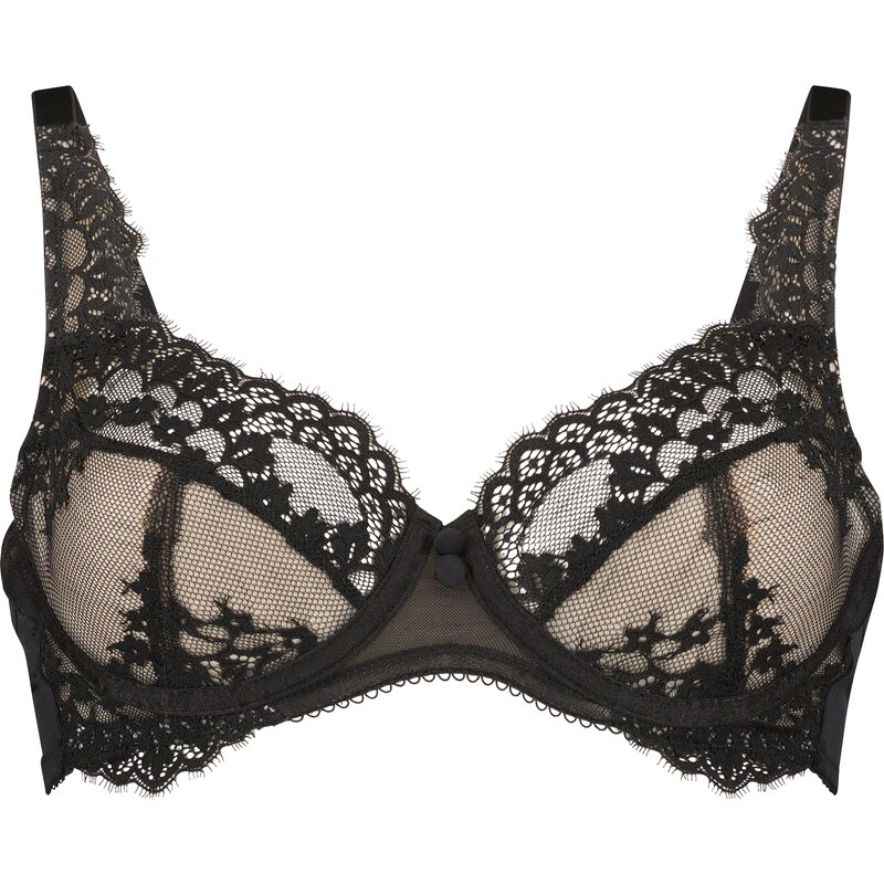 Hunkemöller Podprsenka Daisy béžová / čierna 58421667