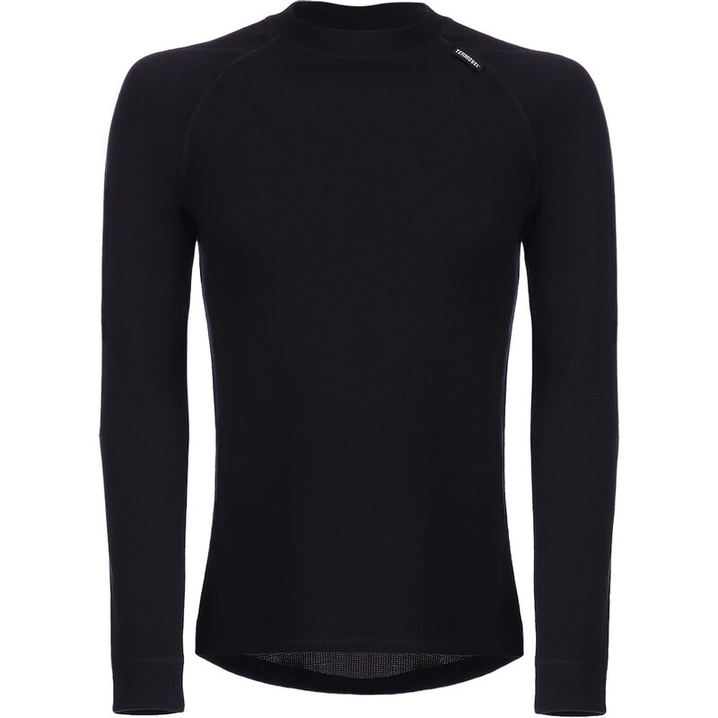 TERMOVEL Čierne pánske termo tričko s dlhým rukávom 65150950