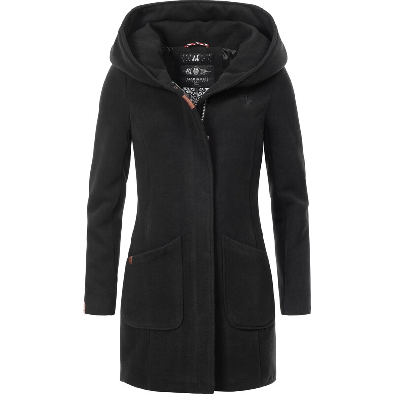 MARIKOO Prechodný kabát Maikoo čierna 57942795