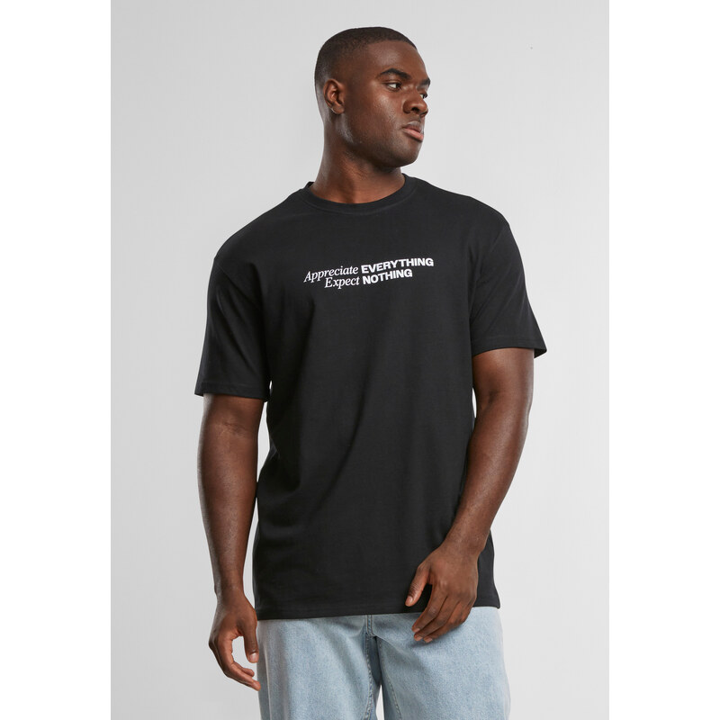 Mister Tee Mens T-shirt Appreciate Expect Oversize black 57943859