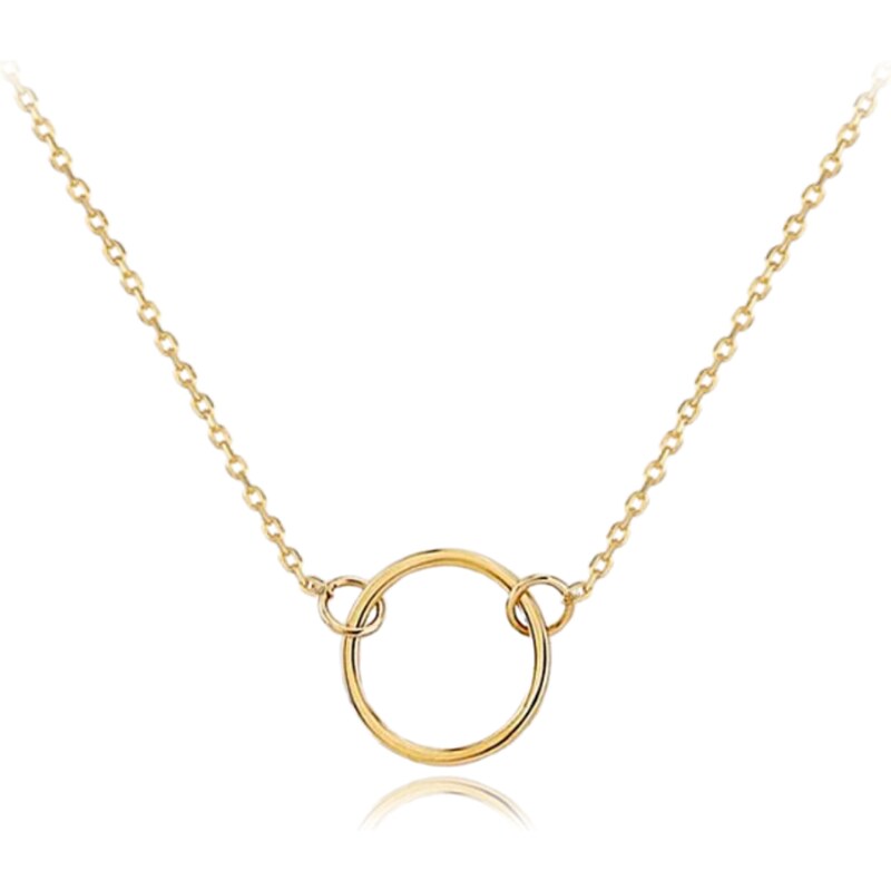 OLIVIE MINET decentný zlatý náhrdelník s krúžkom Au 585/1000 66795656