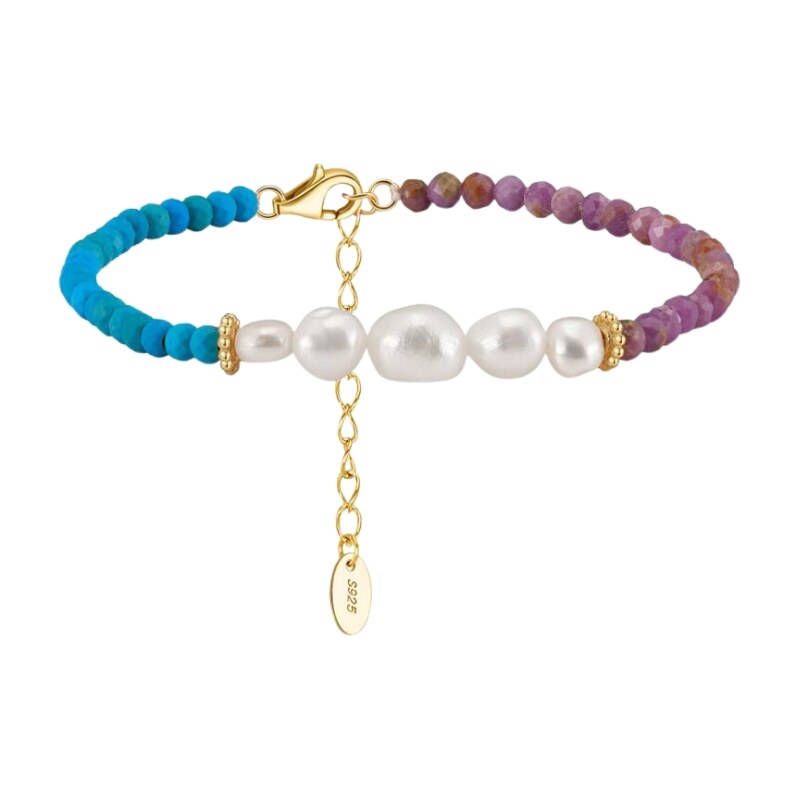 MAJYA Strieborný náramok EMILIA pozlátený 11143 64582112