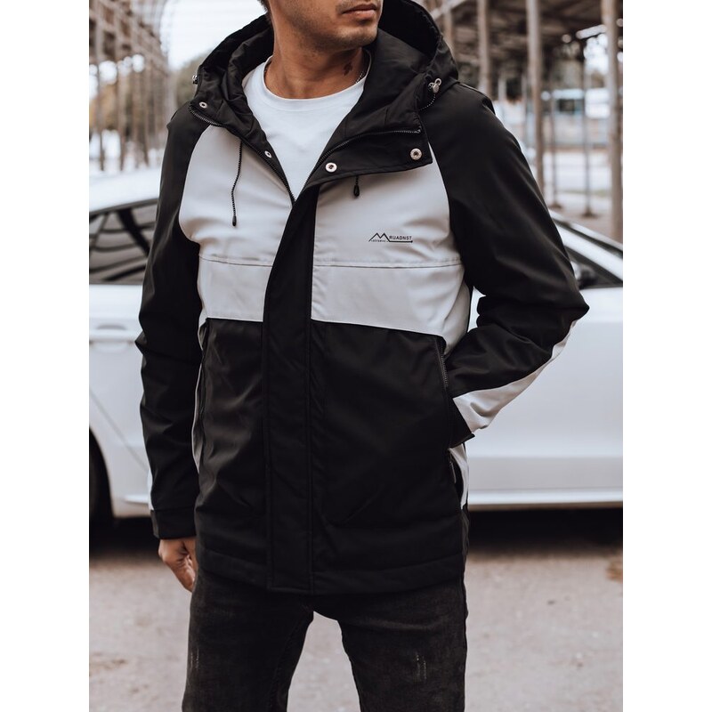 Dstreet Športová prechodná čierno-šedá bunda 57944967