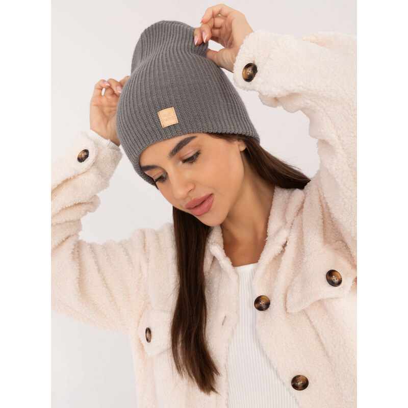 RUE PARIS Cap-JK-CZ-50.25-dark gray 64667565