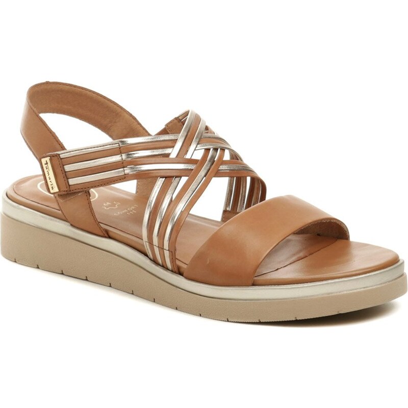 Tamaris Comfort 8-58707-42 hnedé dámske nadmerné sandále 57962011