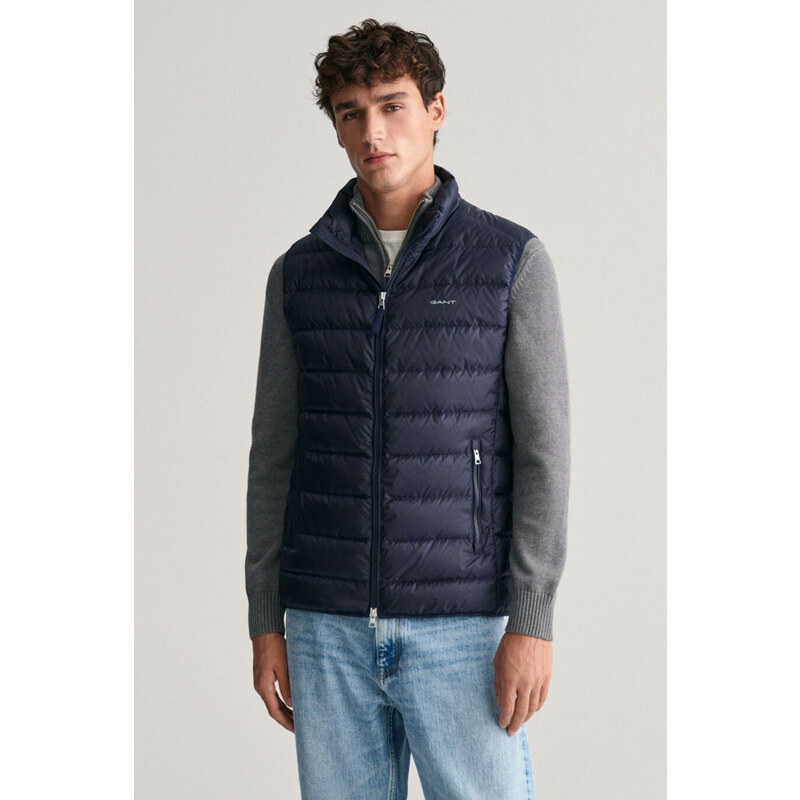 VESTA GANT LIGHT DOWN VEST EVENING BLUE 57412753
