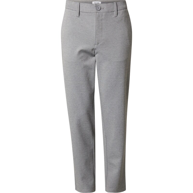 Only & Sons Chino nohavice ONSMark sivá melírovaná 57992027