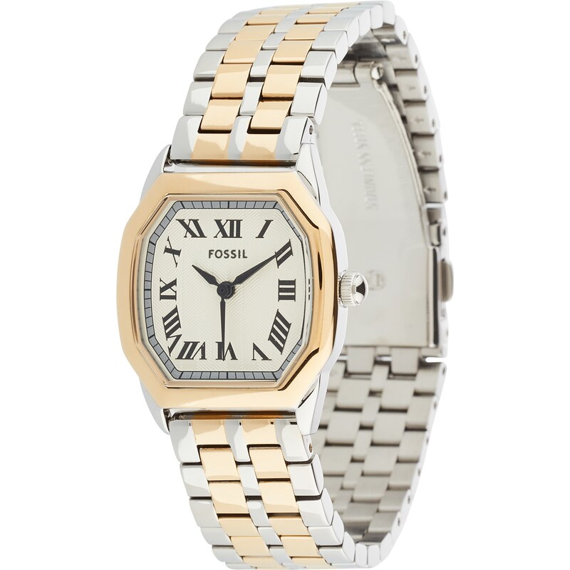 FOSSIL Analógové hodinky HARLOW zlatá / strieborná 58156322