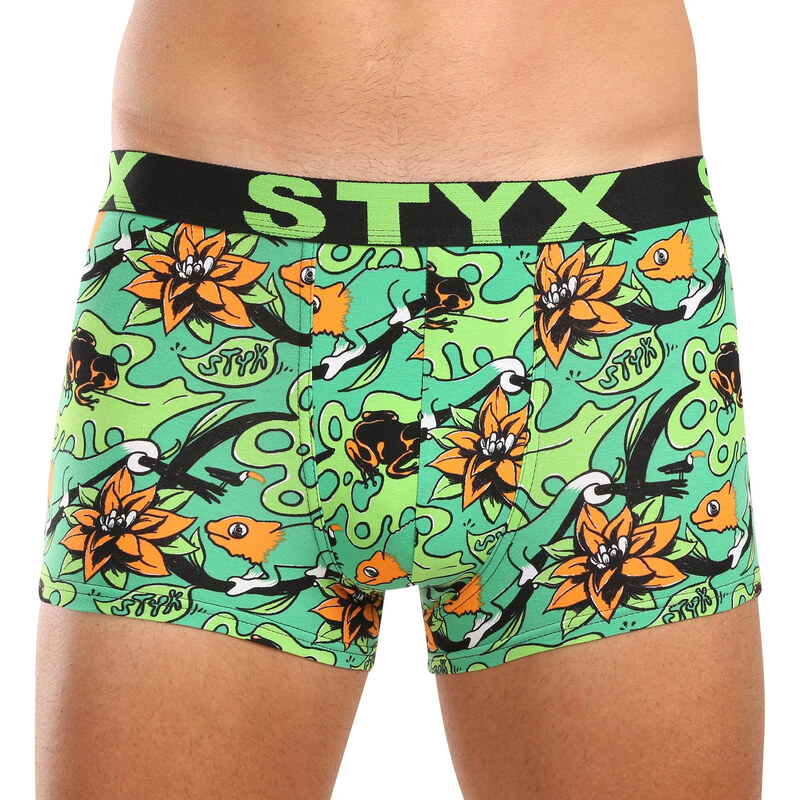 Pánske boxerky Styx art športová guma tropic (G1557) 58018655