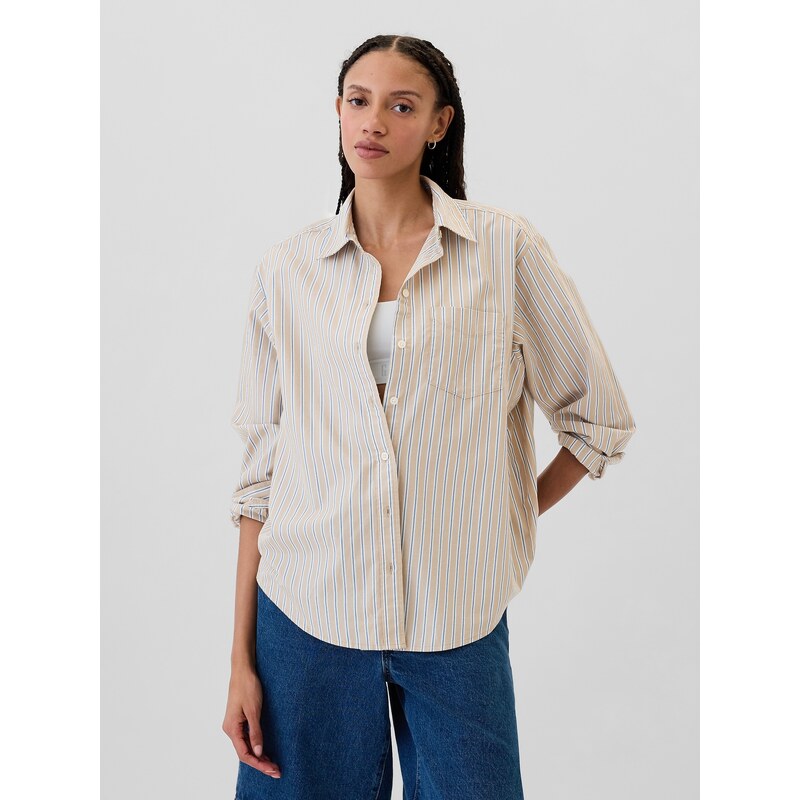 GAP Dámska Pruhovaná oversize košeľa Poplin Big Shirt 793903-13 66266744